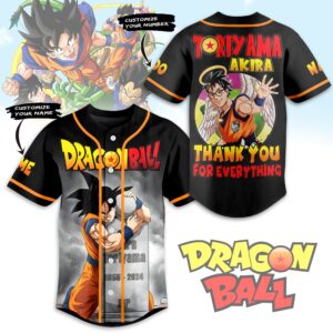 Toriyama Akira Dragon Ball Z Baseball Jersey For Men Women And Kids Gift for Fans