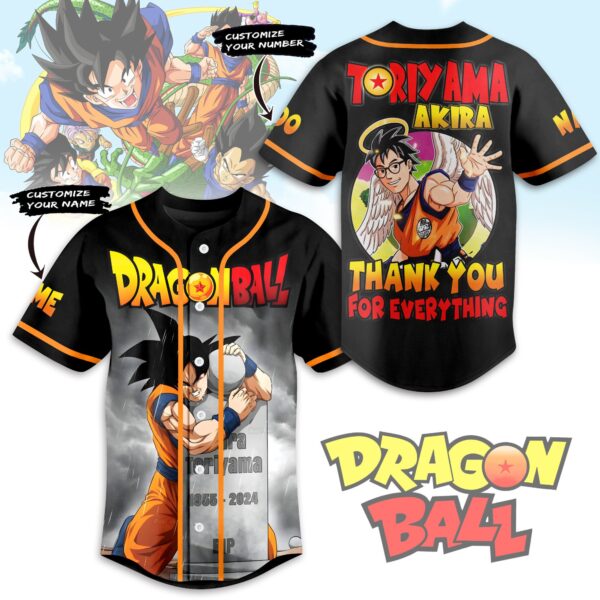 Toriyama Akira Dragon Ball Z Baseball Jersey For Men Women And Kids Gift for Fans