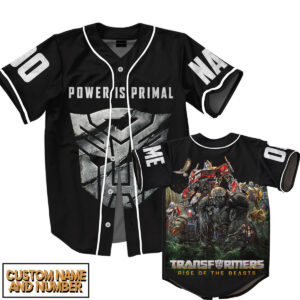 Transformers Rise of the Beasts Baseball Jersey For Men Women And Kids Gift for Fans
