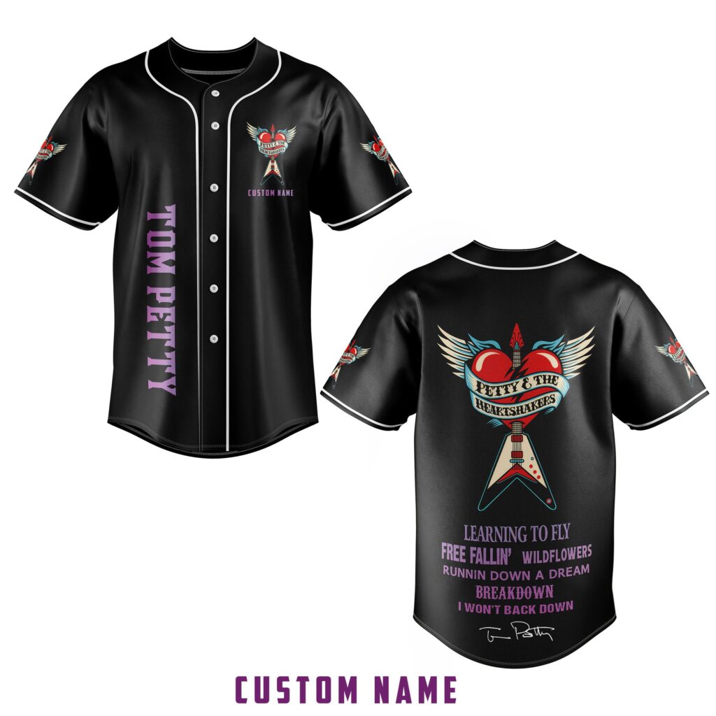 Tom Petty Baseball Jersey For Men Women And Kids Gift for Fans Tom Petty Baseball Jersey For Men Women And Kids Gift for Fans