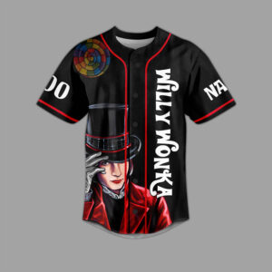 Willy Wonka Baseball Jersey For Men Women And Kids Gift for Fans 1