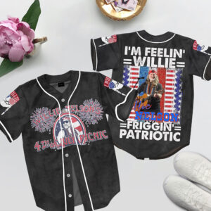 Willie Nelson Fourth of July Picnic Baseball Jersey For Men Women And Kids Gift for Fans