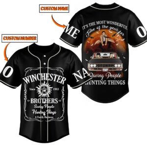 Winchester Brothers Baseball Jersey For Men Women And Kids Gift for Fans