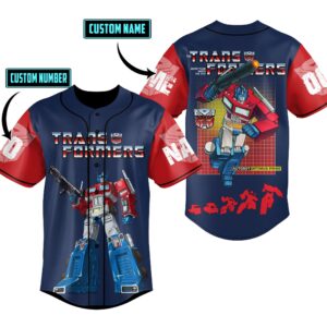 Transformers Baseball Jersey For Men Women And Kids Gift for Fans