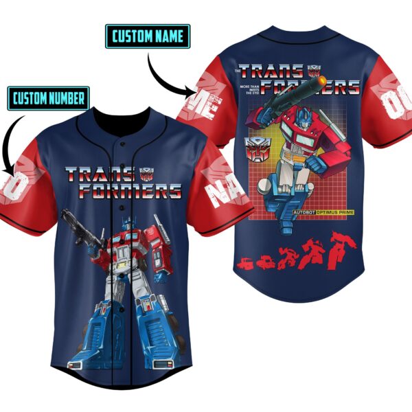 Transformers Baseball Jersey For Men Women And Kids Gift for Fans