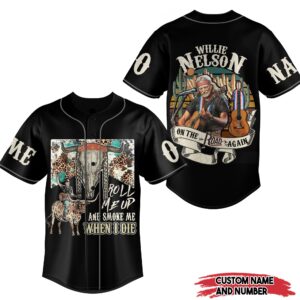 Willie Nelson Baseball Jersey For Men Women And Kids Gift for Fans