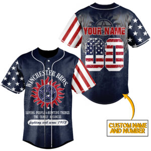 Winchester Bros Baseball Jersey For Men Women And Kids Gift for Fans 1