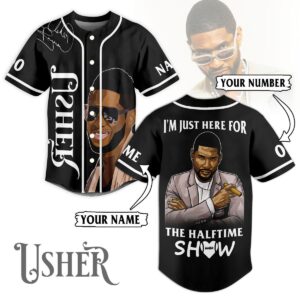 Usher Baseball Jersey For Men Women And Kids Gift for Fans