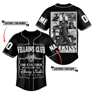 Villains Club Baseball Jersey For Men Women And Kids Gift for Fans