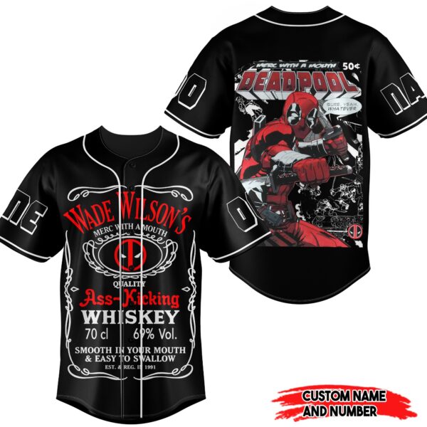 Wade Wilson Baseball Jersey For Men Women And Kids Gift for Fans