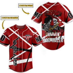 Van Halen Baseball Jersey For Men Women And Kids Gift for Fans