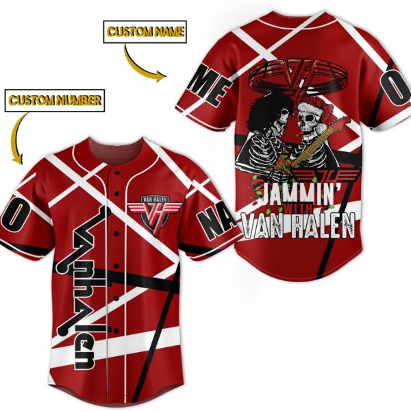 Van Halen Baseball Jersey For Men Women And Kids Gift for Fans