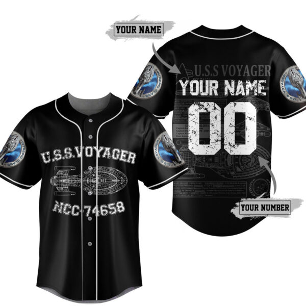 USS Voyager Baseball Jersey For Men Women And Kids Gift for Fans