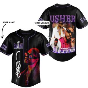 Usher Baseball Jersey For Men Women And Kids Gift for Fans