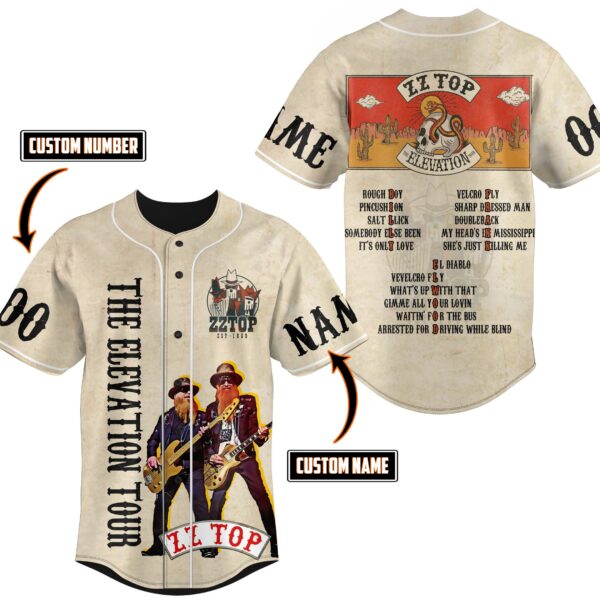 ZZ Top Baseball Jersey For Men Women And Kids Gift for Fans