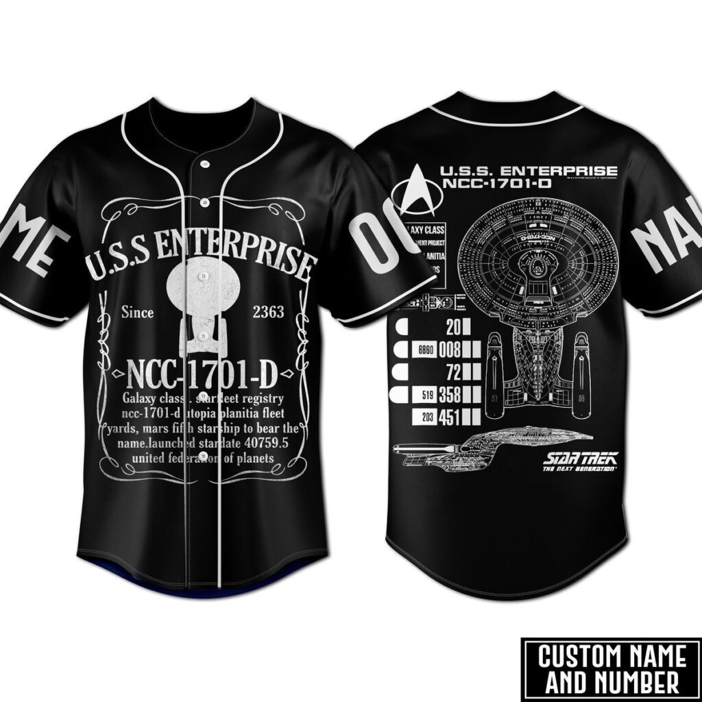 USS Enterprise Baseball Jersey For Men Women And Kids Gift for Fans USS Enterprise Baseball Jersey For Men Women And Kids Gift for Fans