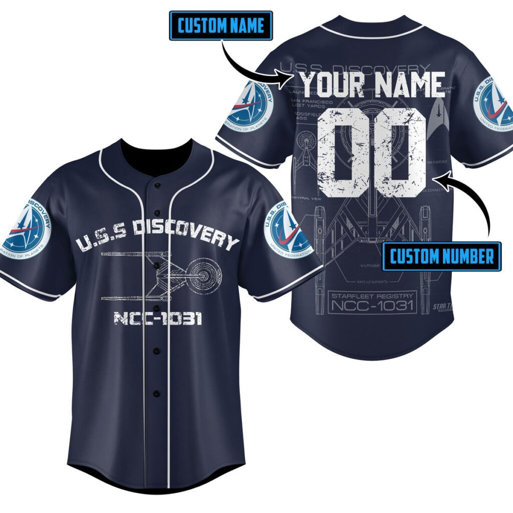 USS Discovery Baseball Jersey For Men Women And Kids Gift for Fans USS Discovery Baseball Jersey For Men Women And Kids Gift for Fans