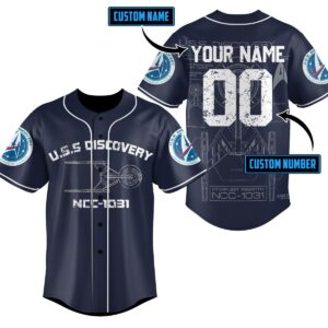 USS Discovery Baseball Jersey For Men Women And Kids Gift for Fans