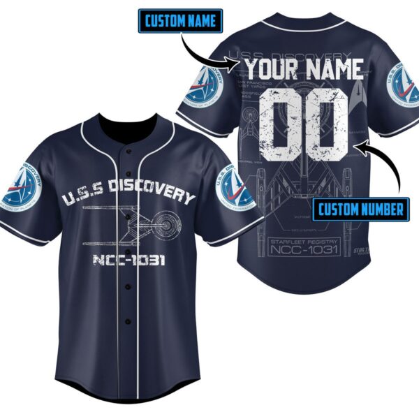 USS Discovery Baseball Jersey For Men Women And Kids Gift for Fans