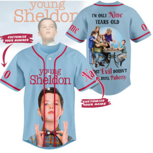 Young Sheldon Baseball Jersey For Men Women And Kids Gift for Fans