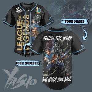Yasuo (League of Legends) Baseball Jersey For Men Women And Kids Gift for Fans