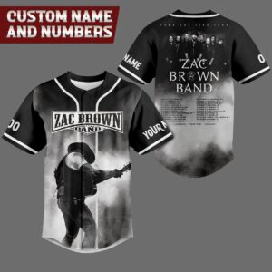Zac Brown Band Baseball Jersey For Men Women And Kids Gift for Fans