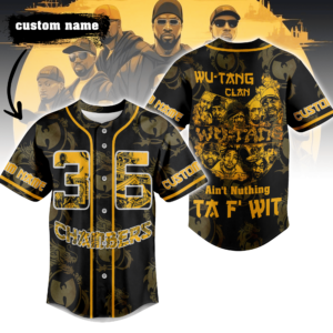 Wu Tang Clan Baseball Jersey For Men Women And Kids Gift for Fans