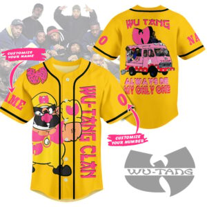 Wu Tang Clan Baseball Jersey For Men Women And Kids Gift for Fans