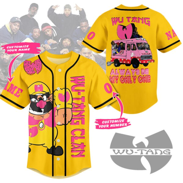 Wu Tang Clan Baseball Jersey For Men Women And Kids Gift for Fans