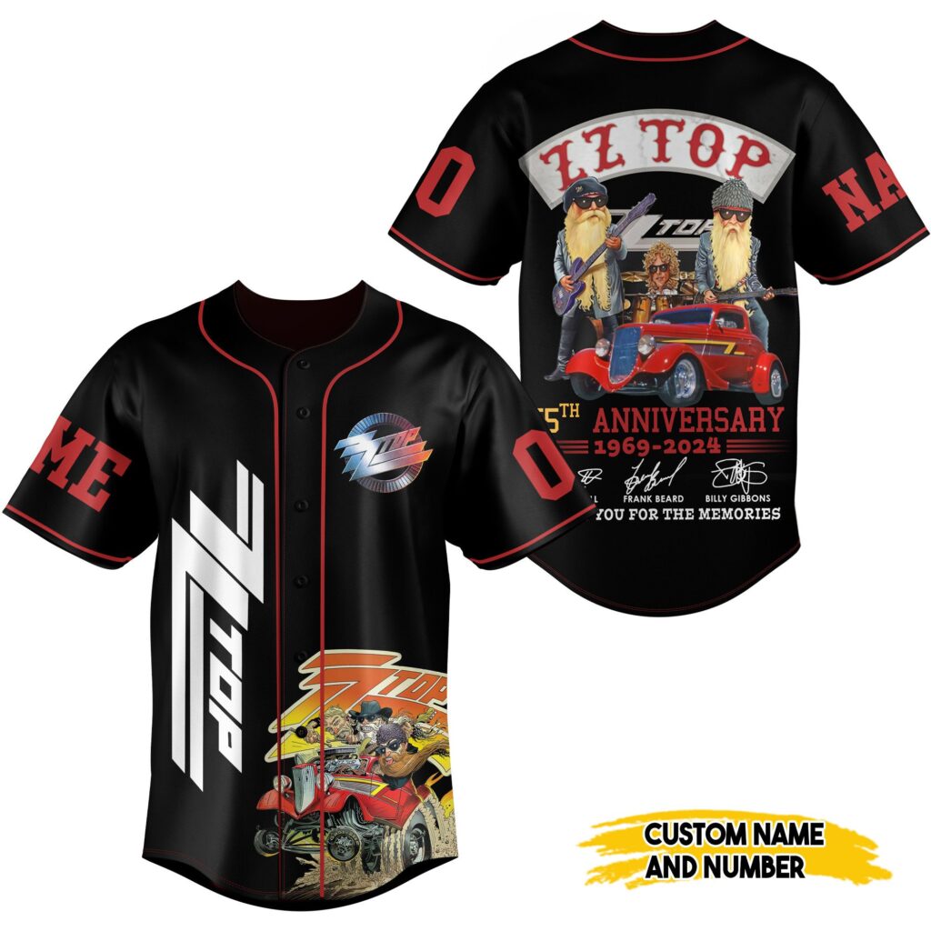 ZZTop Baseball Jersey For Men Women And Kids Gift for Fans ZZTop Baseball Jersey For Men Women And Kids Gift for Fans
