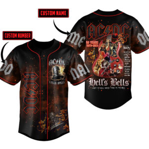 ACDC Baseball Jersey For Men Women And Kids Gift for Fans
