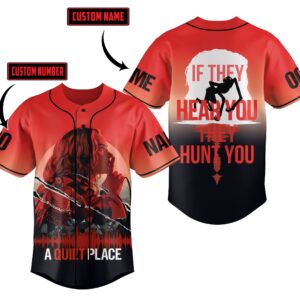 A Quiet Place Baseball Jersey For Men Women And Kids Gift for Fans