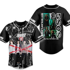 5 Seconds Of Summer Baseball Jersey For Men Women And Kids Gift for Fans