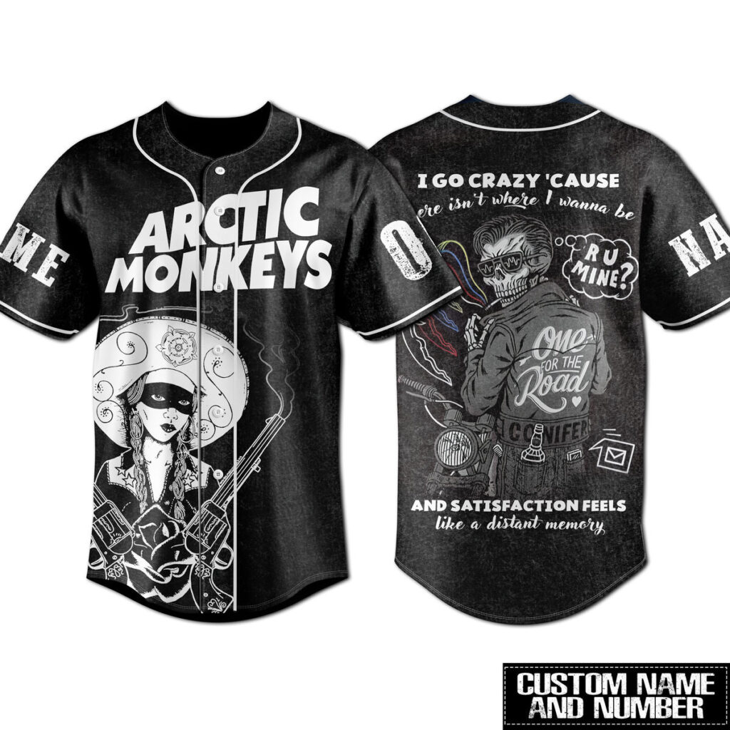 Arctic Monkeys Baseball Jersey For Men Women And Kids Gift for Fans Arctic Monkeys Baseball Jersey For Men Women And Kids Gift for Fans