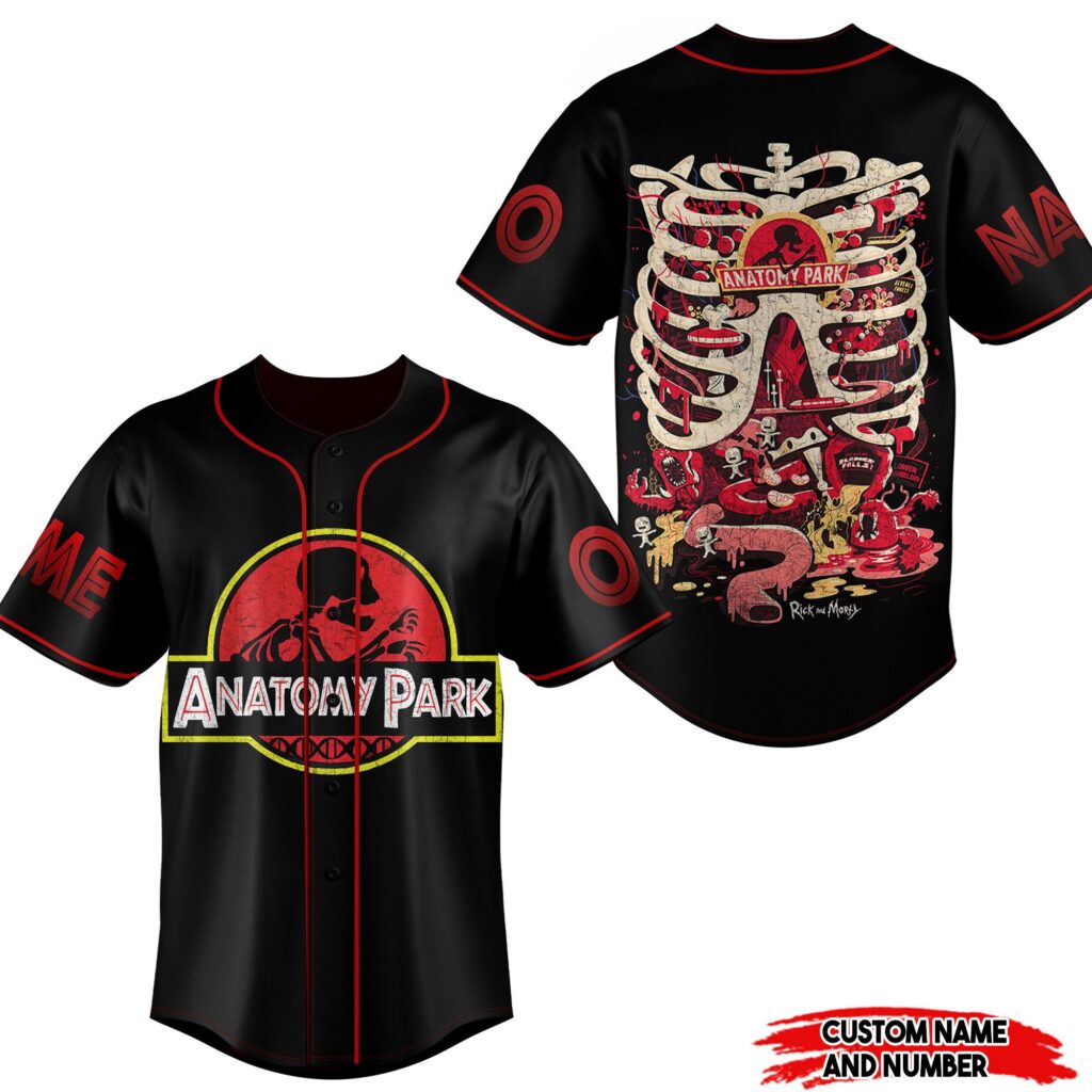 Anatomy Park Baseball Jersey For Men Women And Kids Gift for Fans Anatomy Park Baseball Jersey For Men Women And Kids Gift for Fans