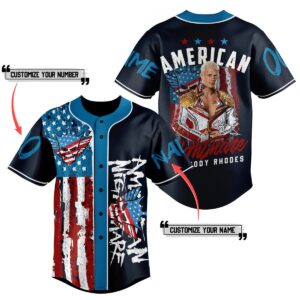 American Nightmare Cody Rhodes Baseball Jersey For Men Women And Kids Gift for Fans