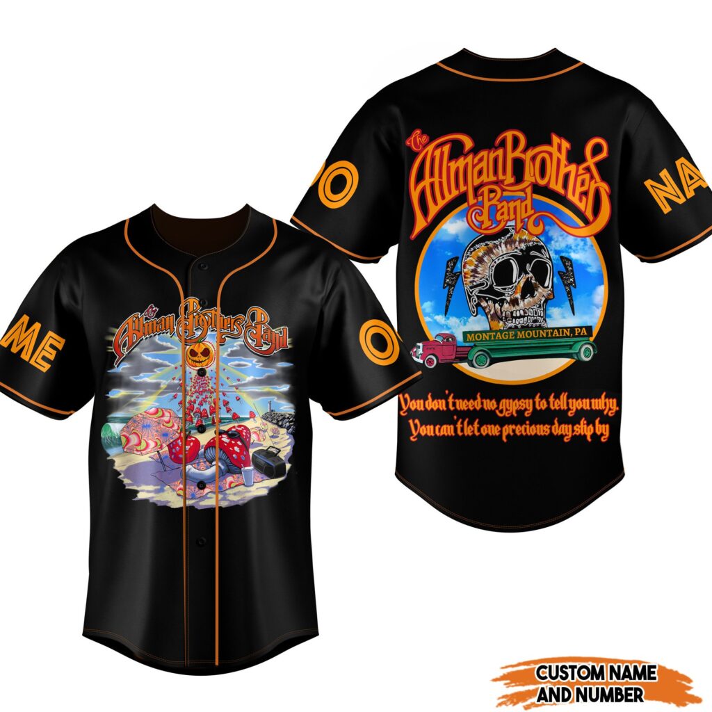 Allman Brothers Band Baseball Jersey For Men Women And Kids Gift for Fans Allman Brothers Band Baseball Jersey For Men Women And Kids Gift for Fans