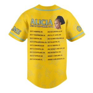 Alicia Keys Baseball Jersey For Men Women And Kids Gift for Fans 1