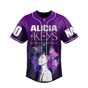 Alicia Keys Baseball Jersey For Men Women And Kids Gift for Fans 1