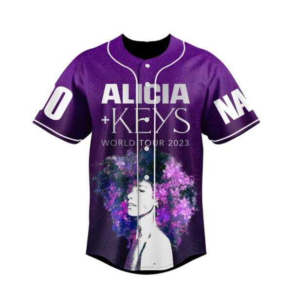 Alicia Keys Baseball Jersey For Men Women And Kids Gift for Fans