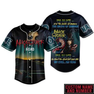 Alice Cooper Baseball Jersey For Men Women And Kids Gift for Fans