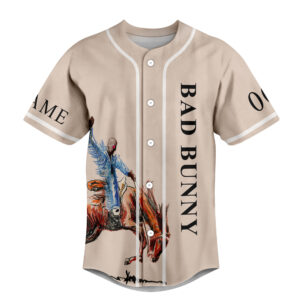 Bad Bunny Baseball Jersey For Men Women And Kids Gift 3