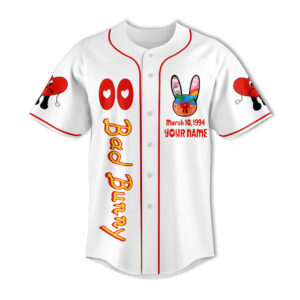 Bad Bunny Baseball Jersey For Men Women And Kids Gift 1