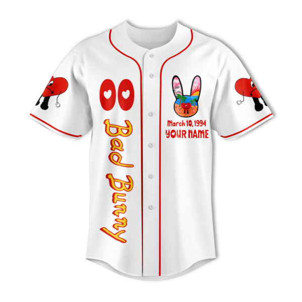 Bad Bunny Baseball Jersey For Men Women And Kids Gift