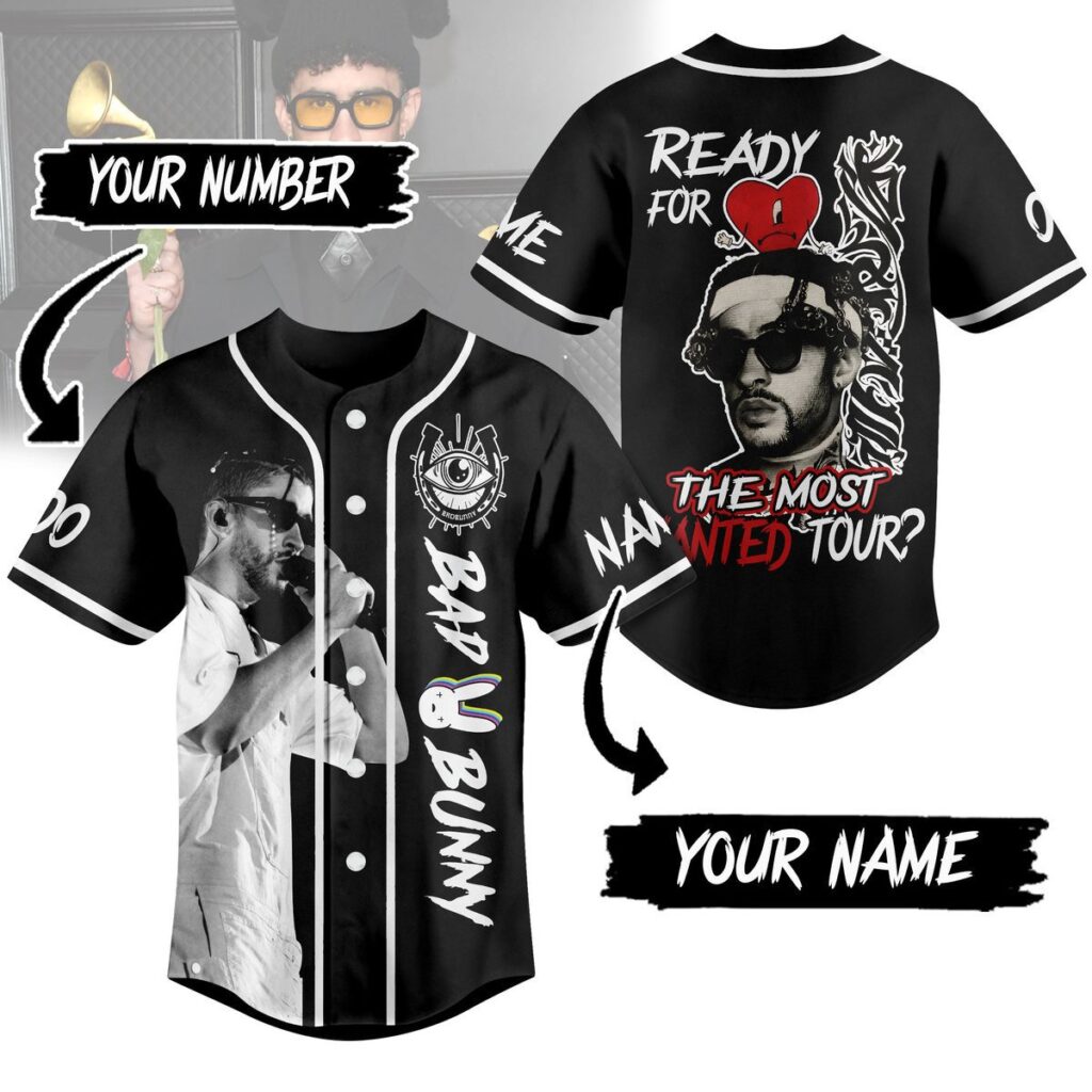 Bad Bunny Baseball Jersey For Men Women And Kids Gift Bad Bunny Baseball Jersey For Men Women And Kids Gift