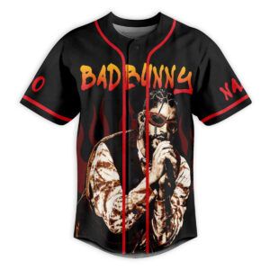 Bad Bunny Baseball Jersey For Men Women And Kids Gift 3