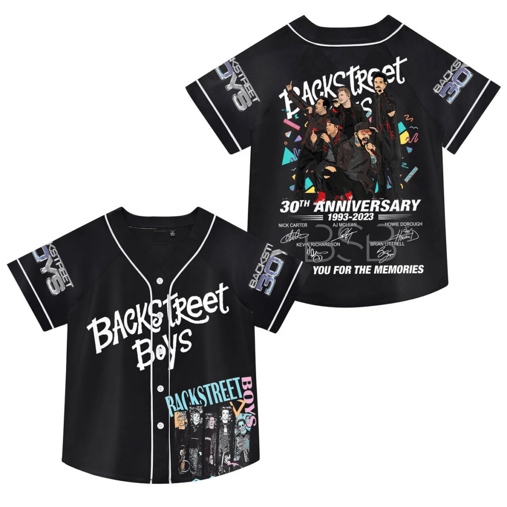 Backstreet Boys Baseball Jersey For Men Women And Kids Gift for Fans Backstreet Boys Baseball Jersey For Men Women And Kids Gift for Fans