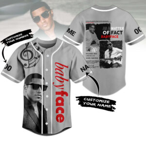 Babyface Baseball Jersey For Men Women And Kids Gift for Fans
