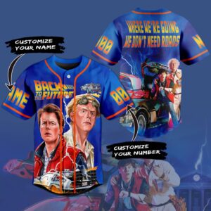 Back To The Future Baseball Jersey For Men Women And Kids Gift for Fans
