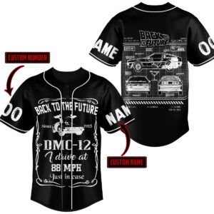 Back To The Future Baseball Jersey For Men Women And Kids Gift for Fans